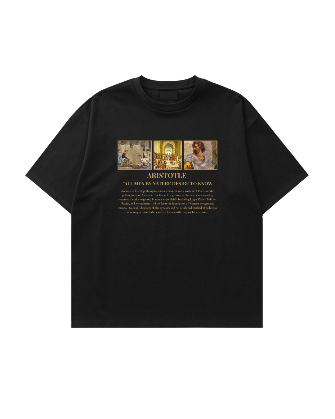 HISTORE™ Aristotle - Aristoteles Oversize T-shirt