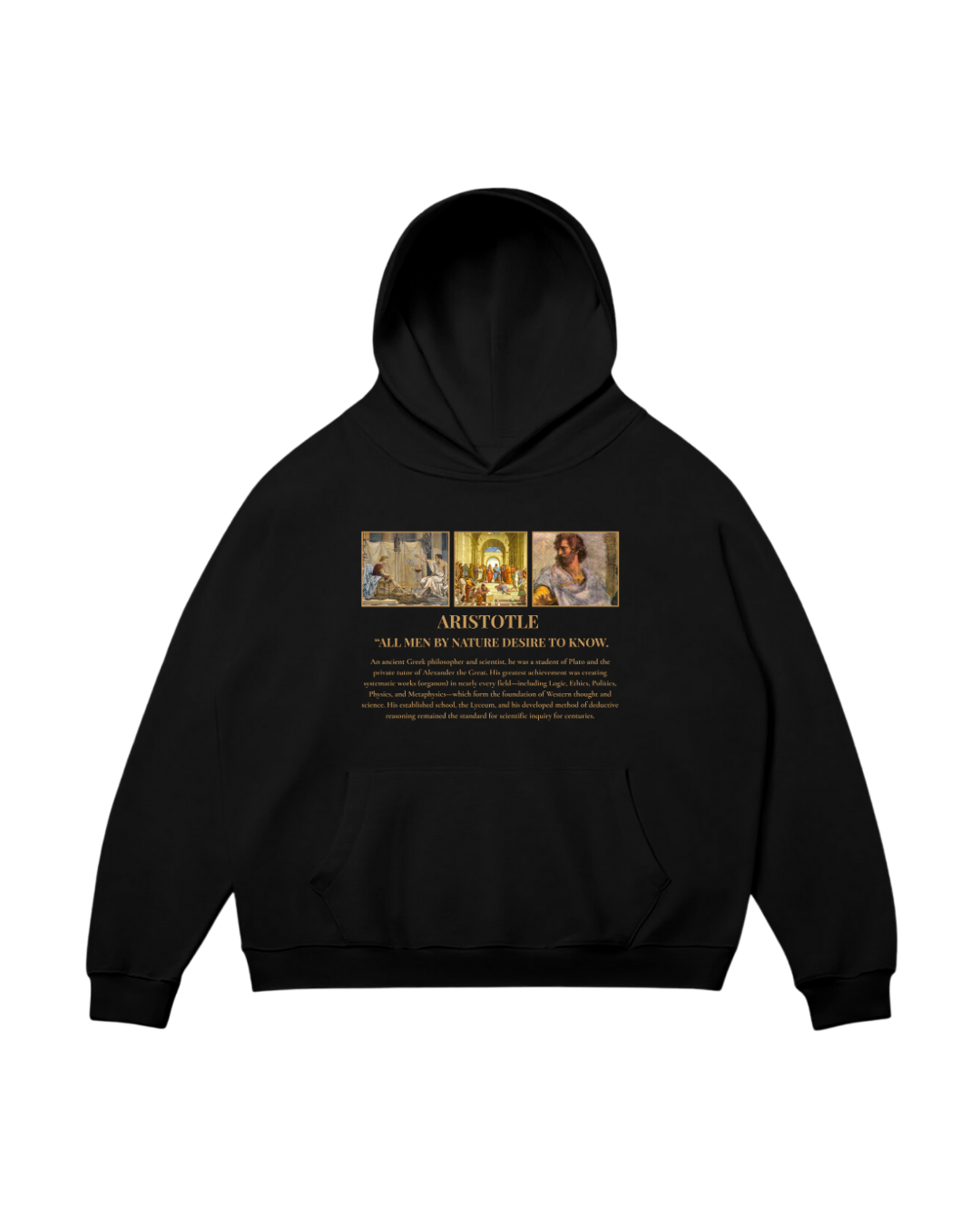 HISTORE™ Aristotle - Aristoteles Oversize Hoodie