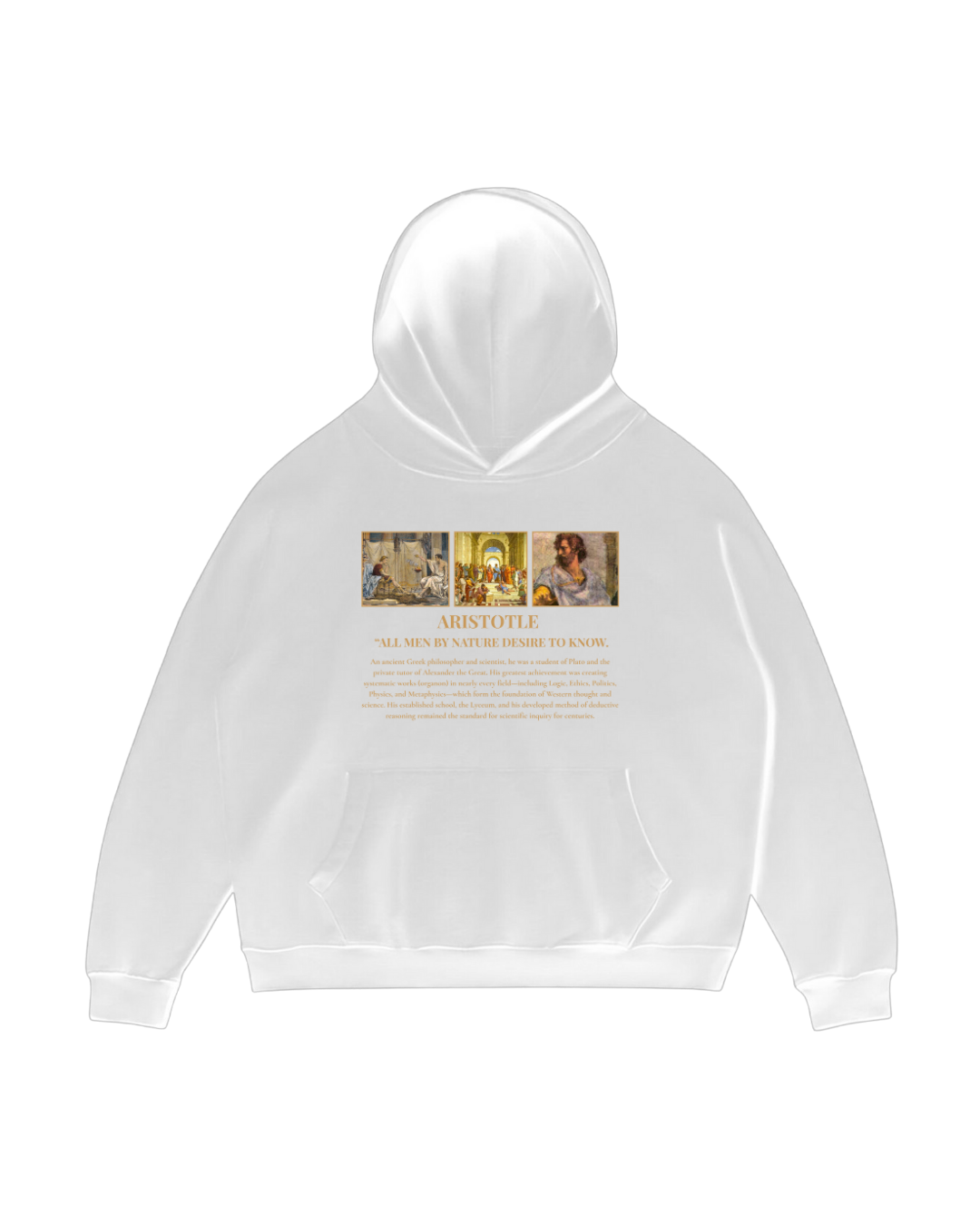 HISTORE™ Aristotle - Aristoteles Oversize Hoodie