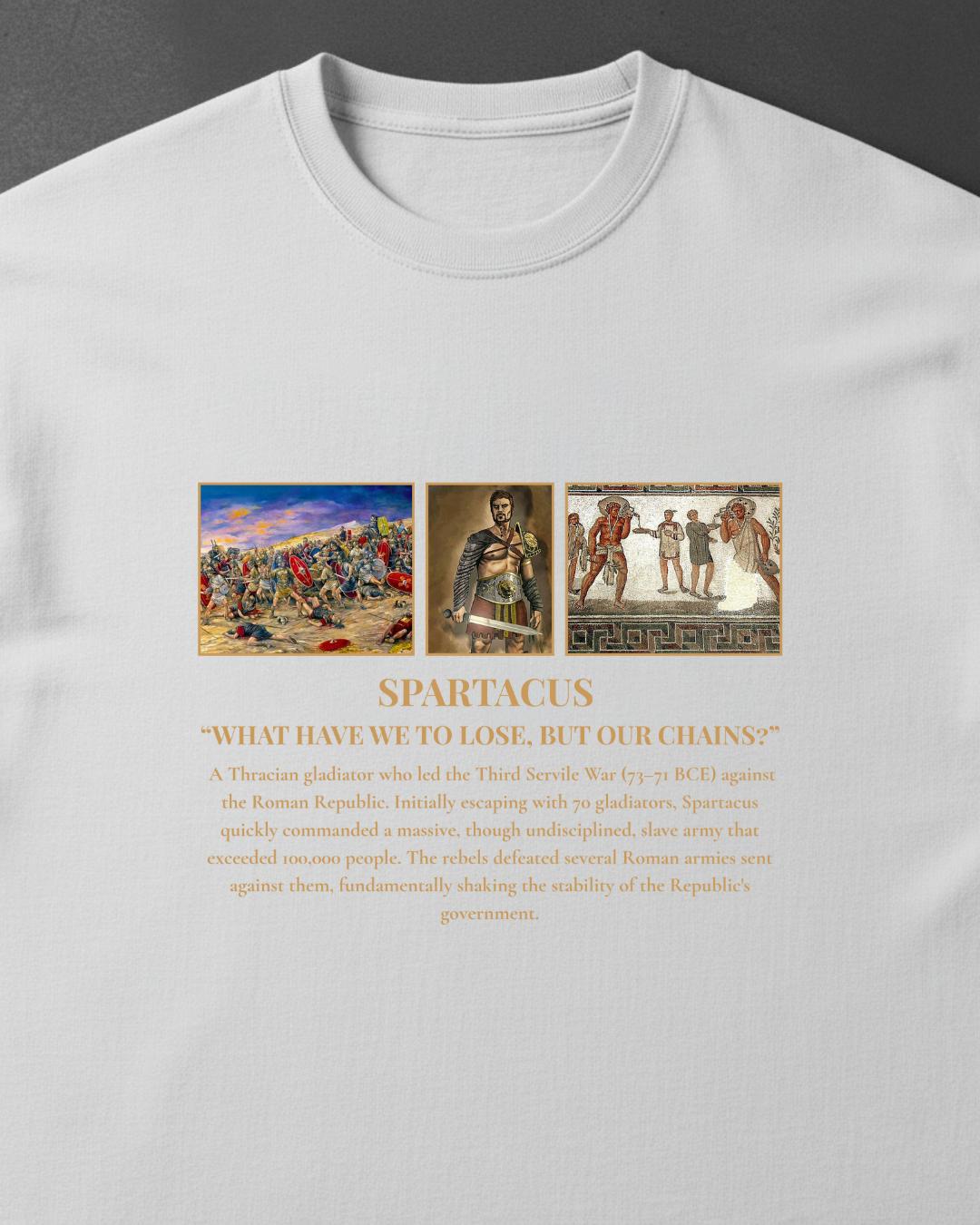 HISTORE™ Spartacus Oversize T-shirt