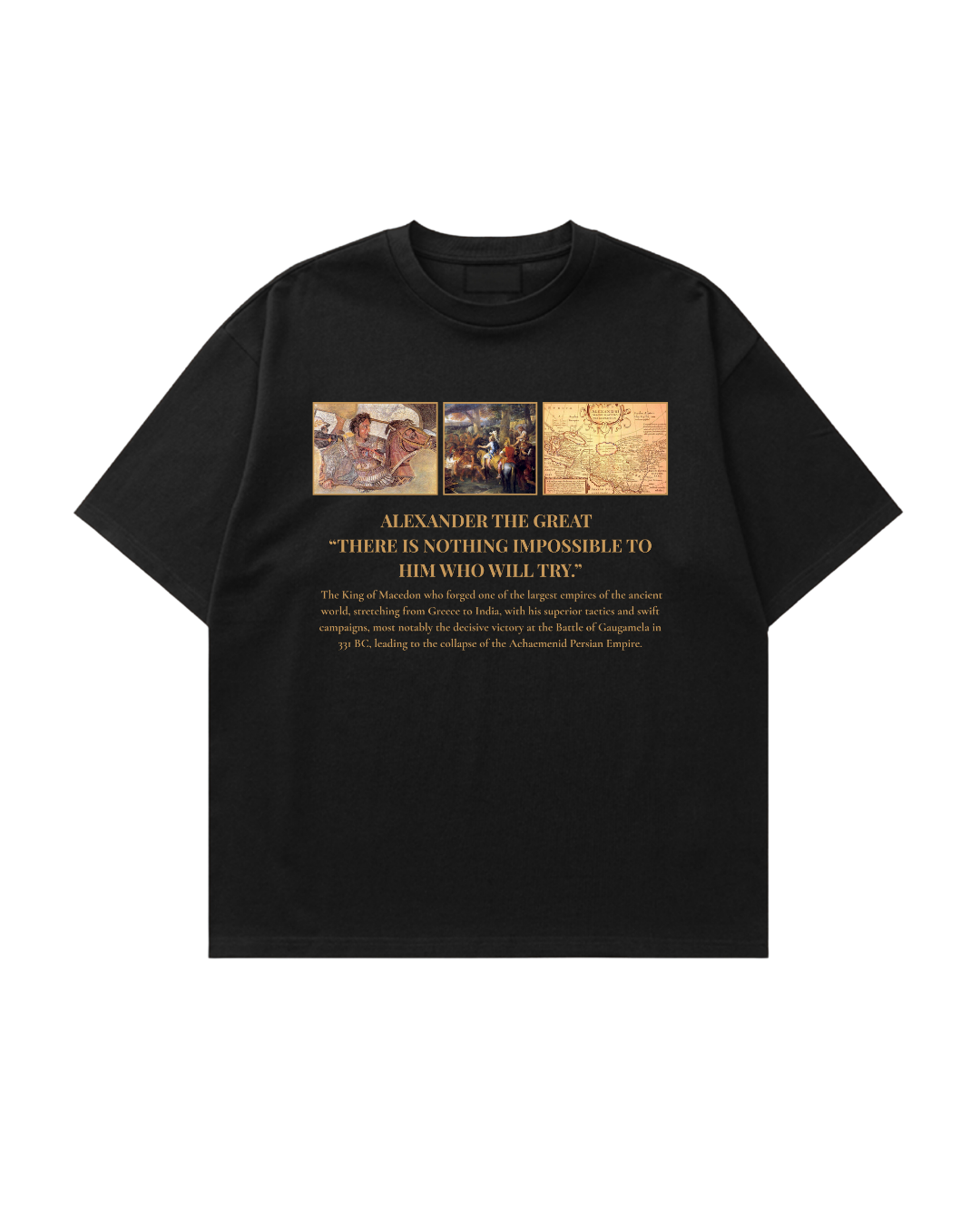 HISTORE™ Alexander the Great - Büyük İskender Oversize T-shirt