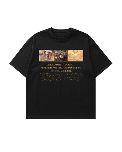 HISTORE™ Alexander the Great - Büyük İskender Oversize T-shirt