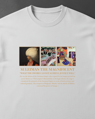 HISTORE™ Suleiman the Magnificent - Kanuni Sultan Süleyman Oversize T-shirt