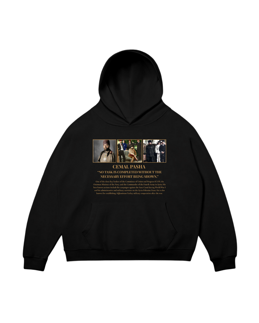 HISTORE™ Cemal Pasha - Cemal Paşa Oversize Hoodie