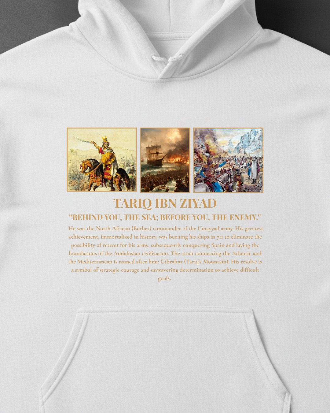 HISTORE™ Tariq ibn Ziyad Oversize Hoodie