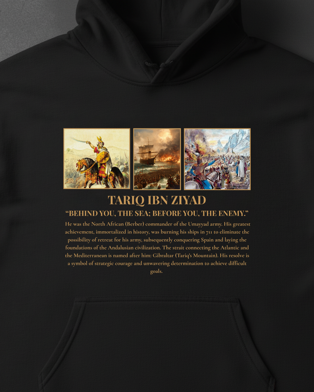 HISTORE™ Tariq ibn Ziyad Oversize Hoodie