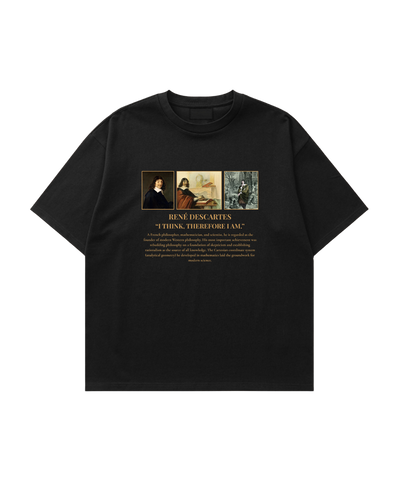 HISTORE™ Rene Descartes - René Descartes Oversize T-shirt