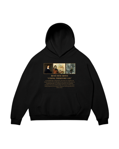 HISTORE™ Rene Descartes - René Descartes Oversize Hoodie
