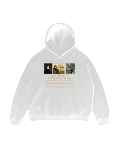 HISTORE™ Rene Descartes - René Descartes Oversize Hoodie