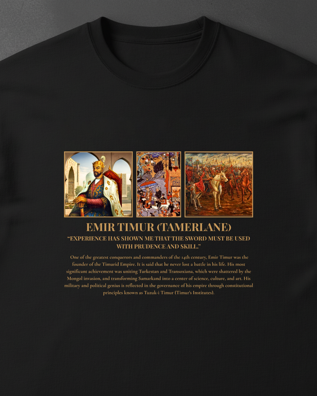 HISTORE™ Tîmûr - Timur Oversize T-shirt