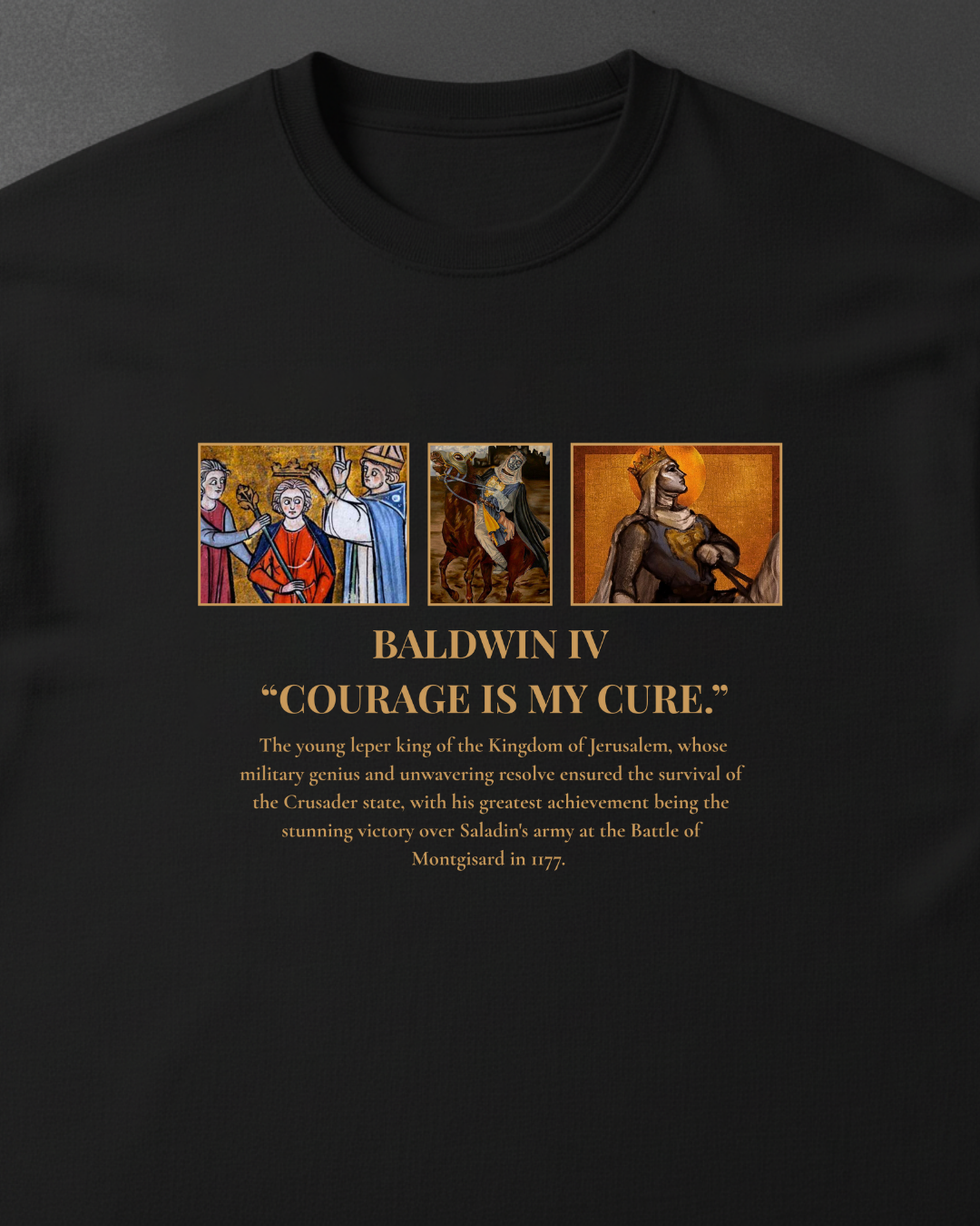 HISTORE™ Baldwin IV - IV. Baudouin Oversize T-shirt