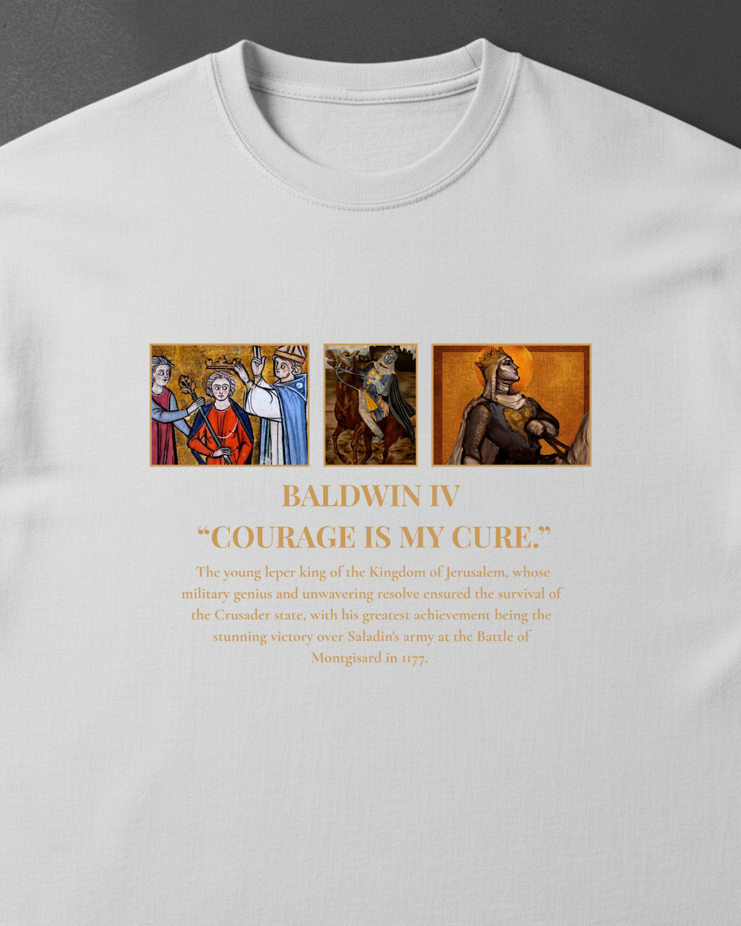 HISTORE™ Baldwin IV - IV. Baudouin Oversize T-shirt