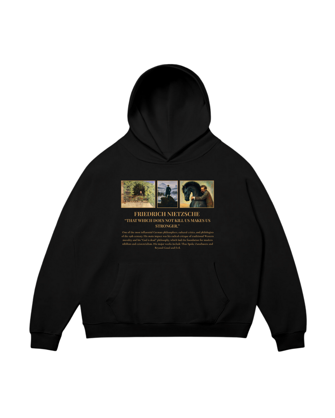 HISTORE™ Friedrich Nietzsche - Friedrich Nietzsche Oversize Hoodie