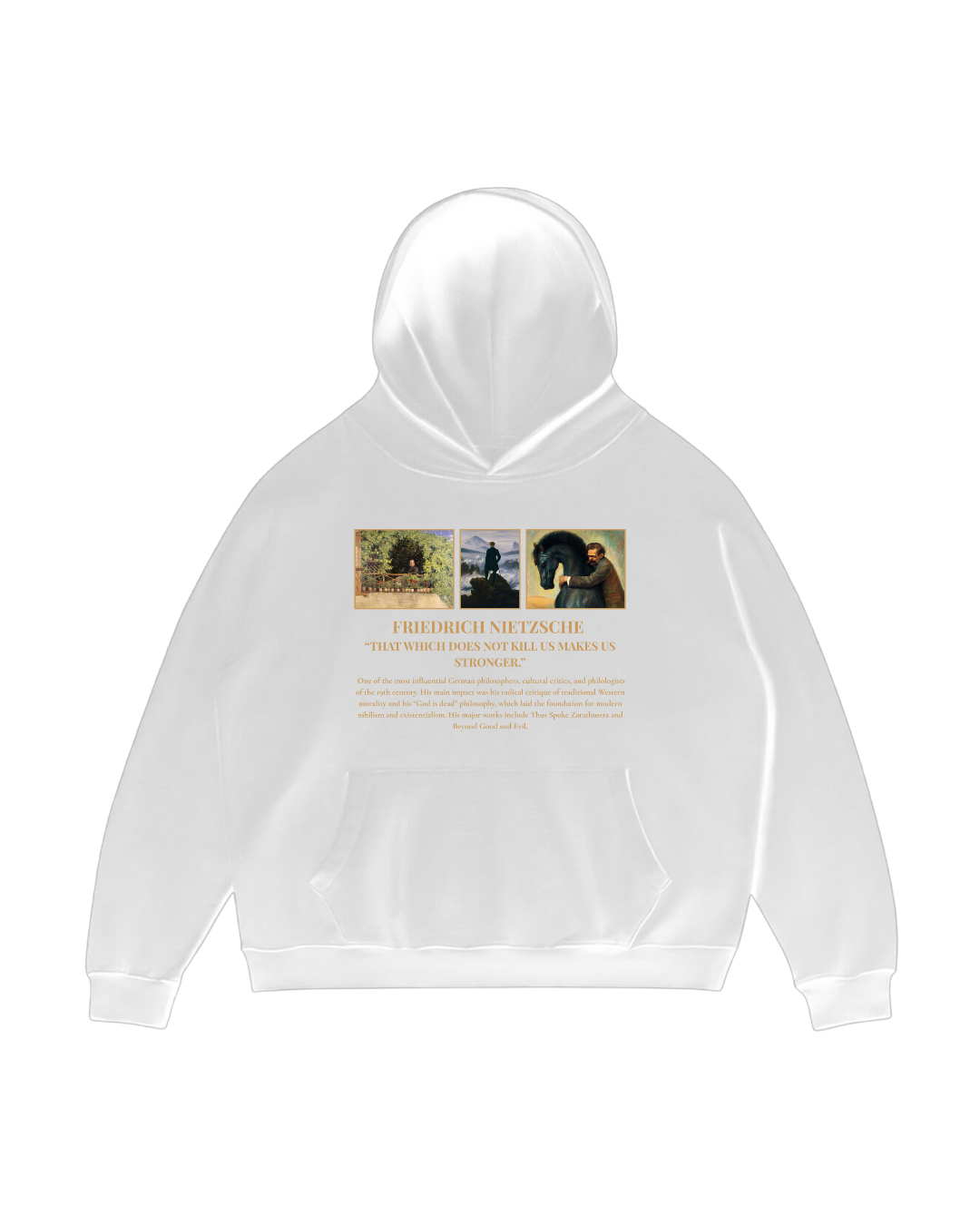 HISTORE™ Friedrich Nietzsche - Friedrich Nietzsche Oversize Hoodie