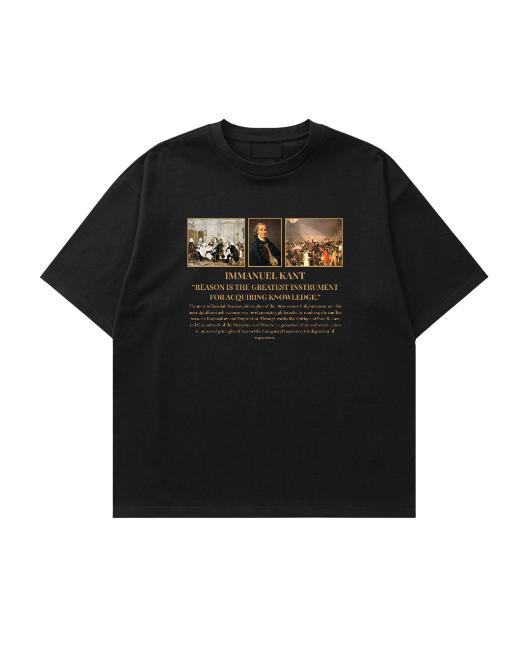 HISTORE™ Immanuel Kant - Immanuel Kant Oversize T-shirt