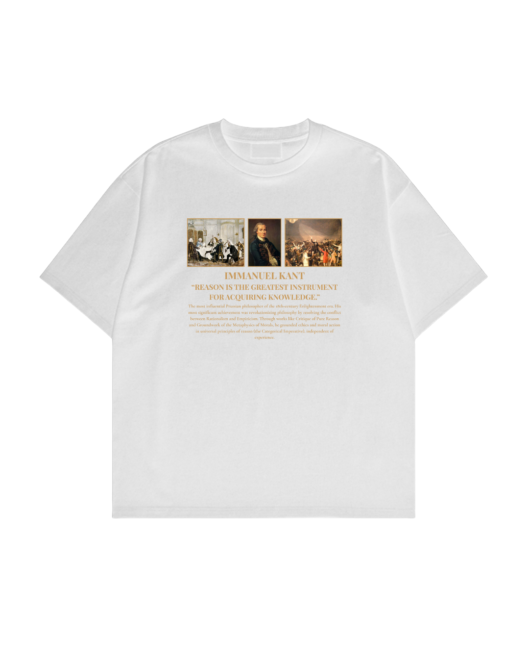 HISTORE™ Immanuel Kant - Immanuel Kant Oversize T-shirt