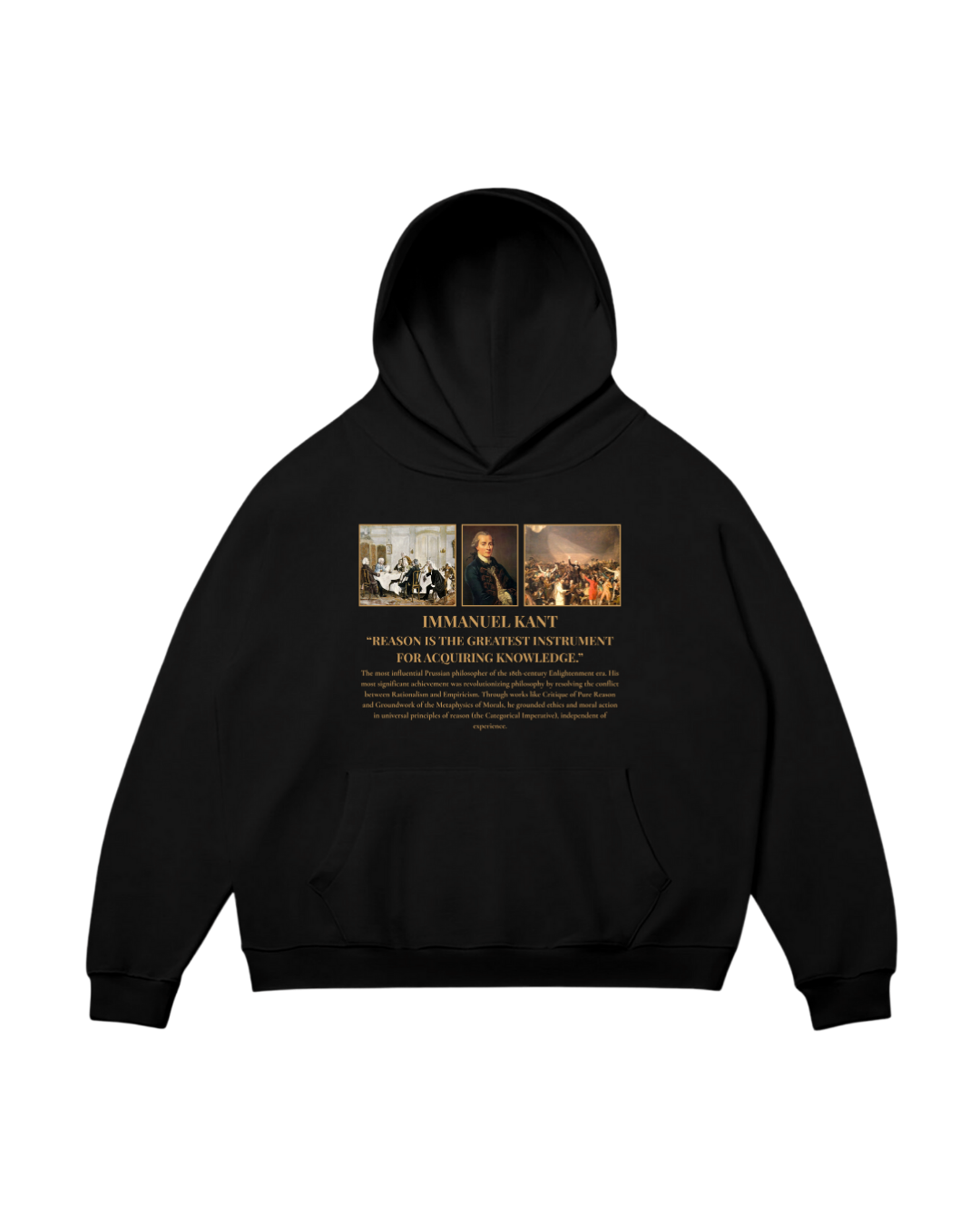 HISTORE™ Immanuel Kant - Immanuel Kant Oversize Hoodie