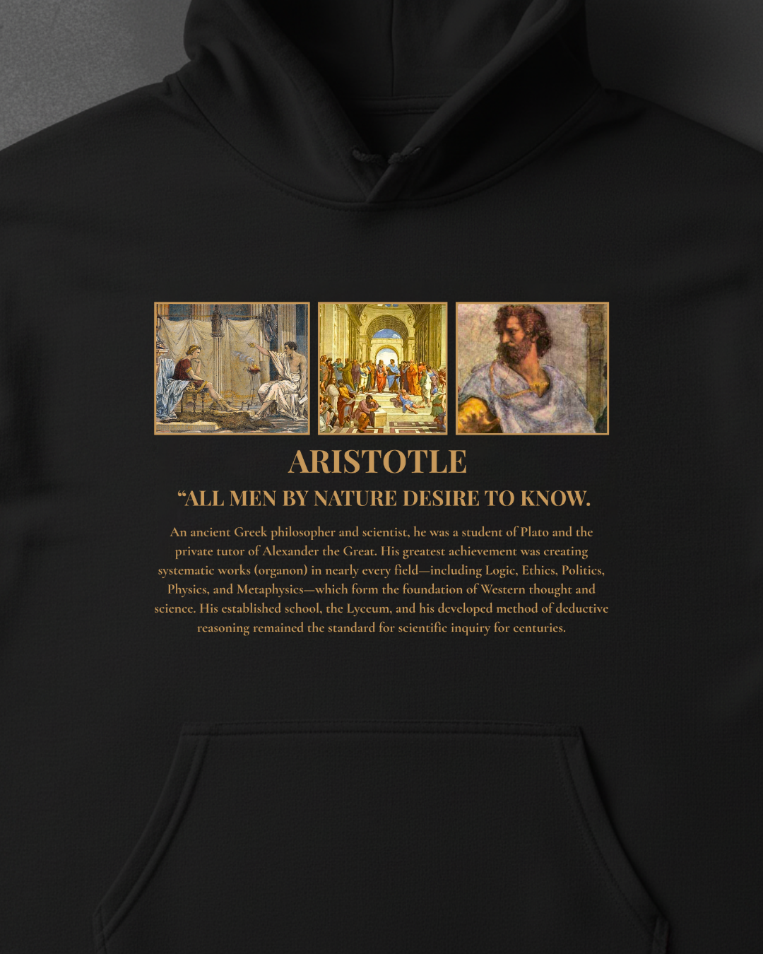 HISTORE™ Aristotle - Aristoteles Oversize Hoodie