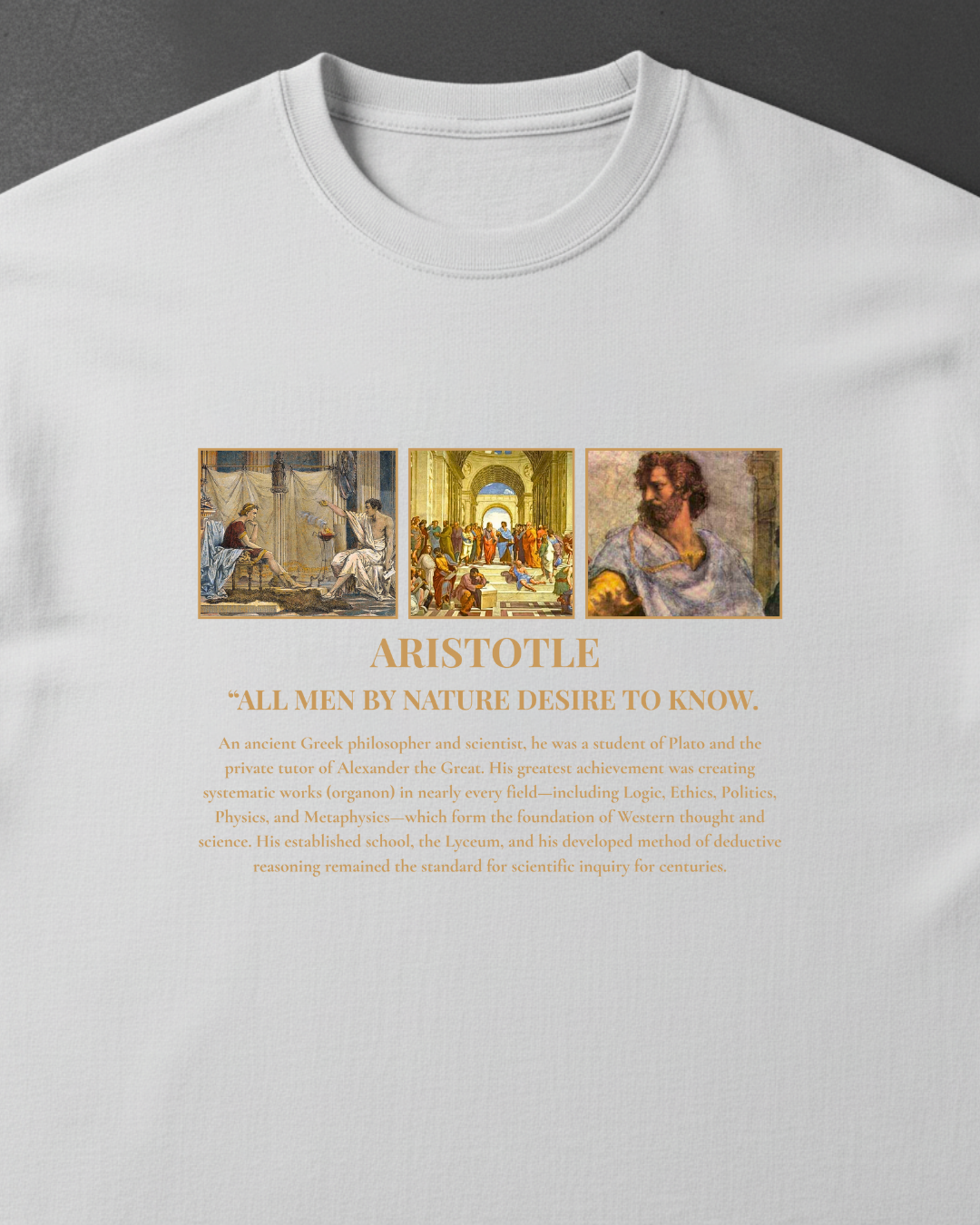 HISTORE™ Aristotle - Aristoteles Oversize T-shirt