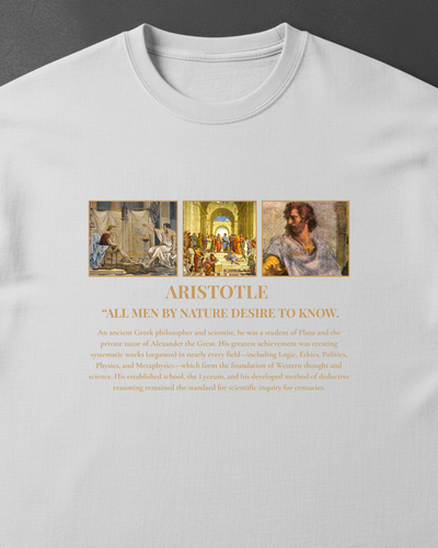 HISTORE™ Aristotle - Aristoteles Oversize T-shirt