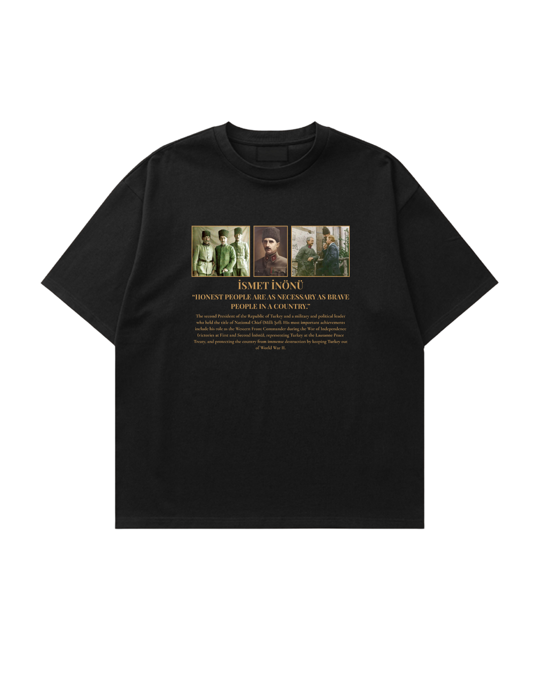 HISTORE™ İsmet İnönü - İsmet İnönü Oversize T-shirt