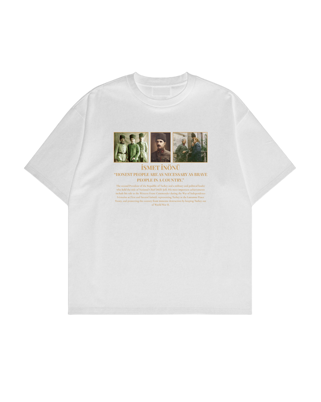 HISTORE™ İsmet İnönü - İsmet İnönü Oversize T-shirt