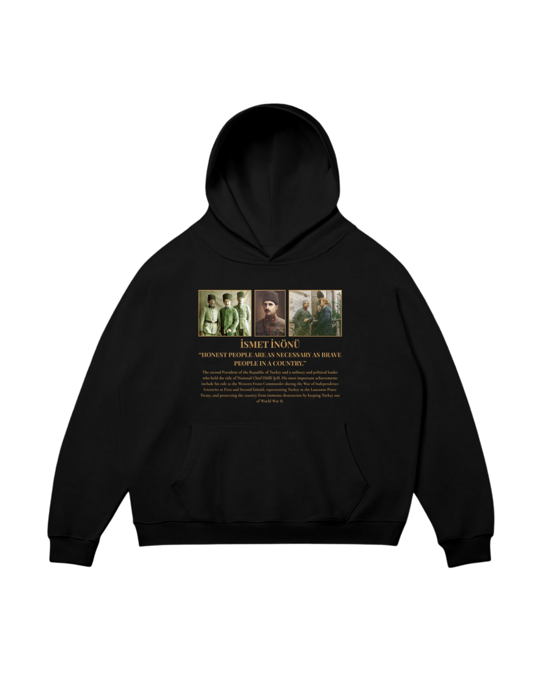 HISTORE™ İsmet İnönü - İsmet İnönü Oversize Hoodie