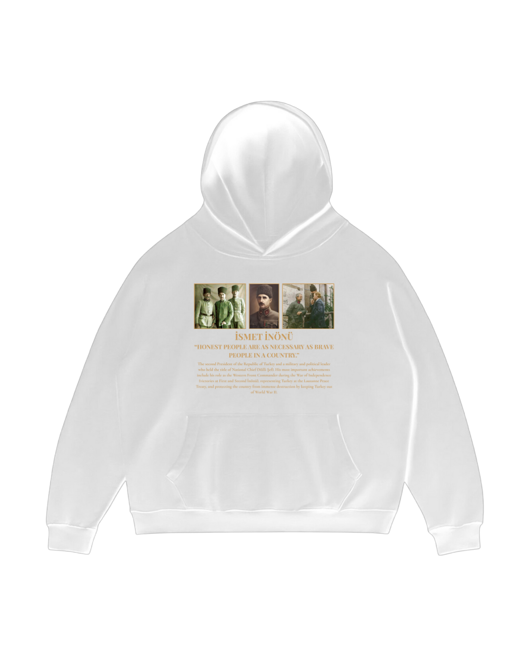HISTORE™ İsmet İnönü - İsmet İnönü Oversize Hoodie
