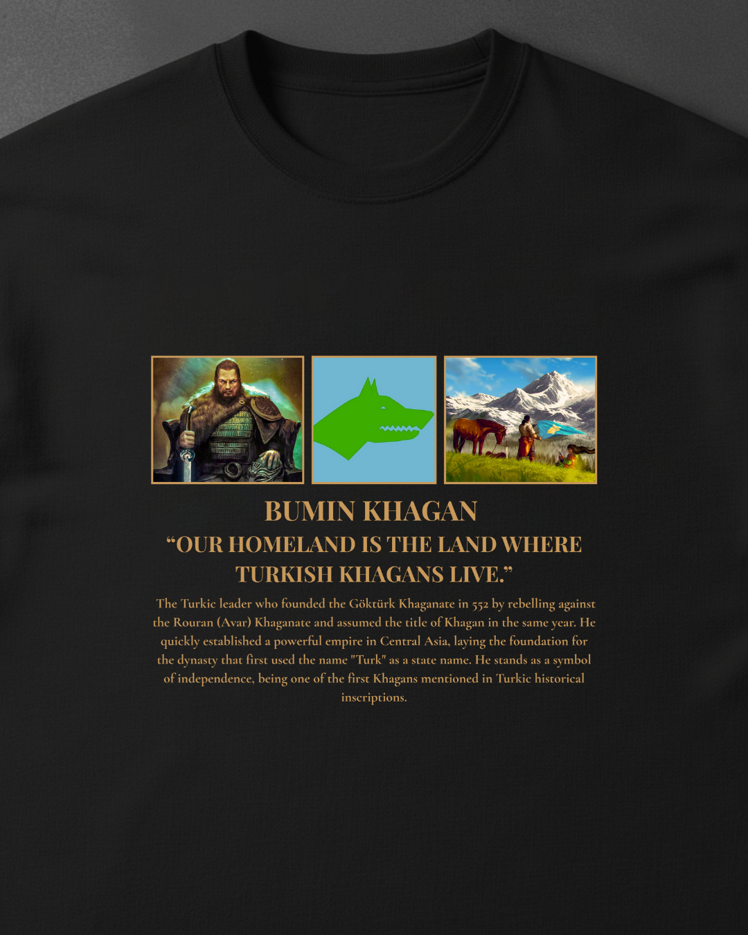 HISTORE™ Bumin Khagan - Bumin Kağan Oversize T-shirt