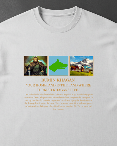 HISTORE™ Bumin Khagan - Bumin Kağan Oversize T-shirt