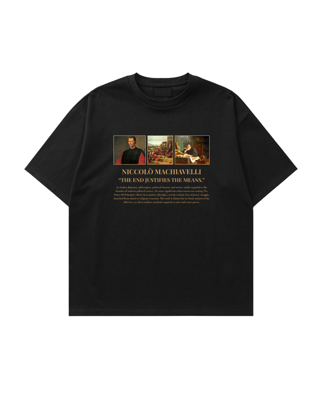 HISTORE™ Niccolo Machiavelli - Niccolo Machiavelli Oversize T-shirt