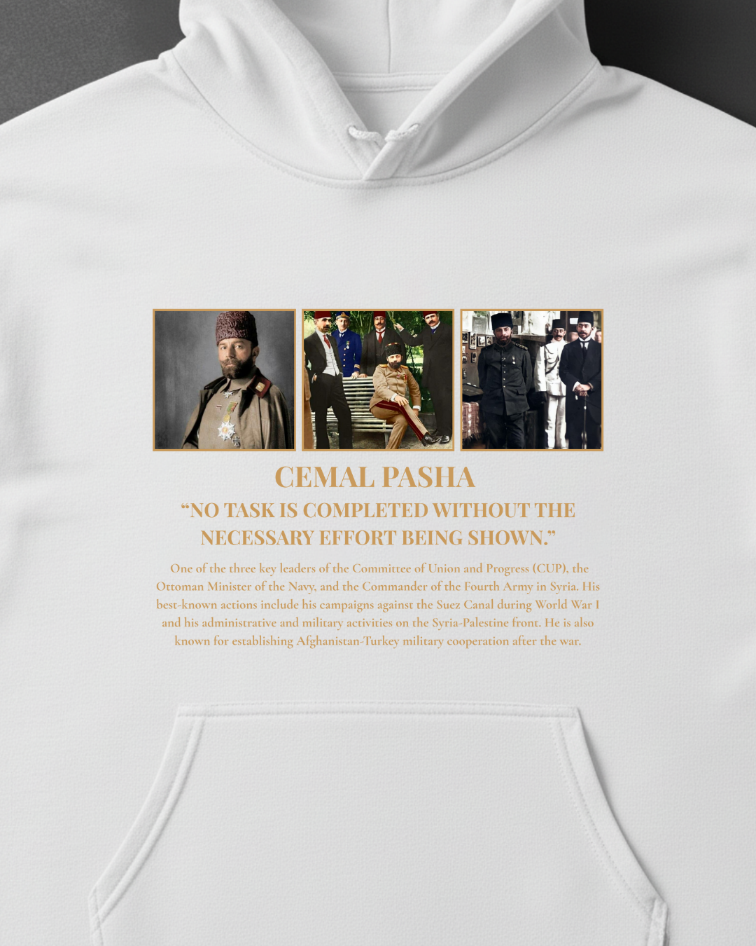 HISTORE™ Cemal Pasha - Cemal Paşa Oversize Hoodie