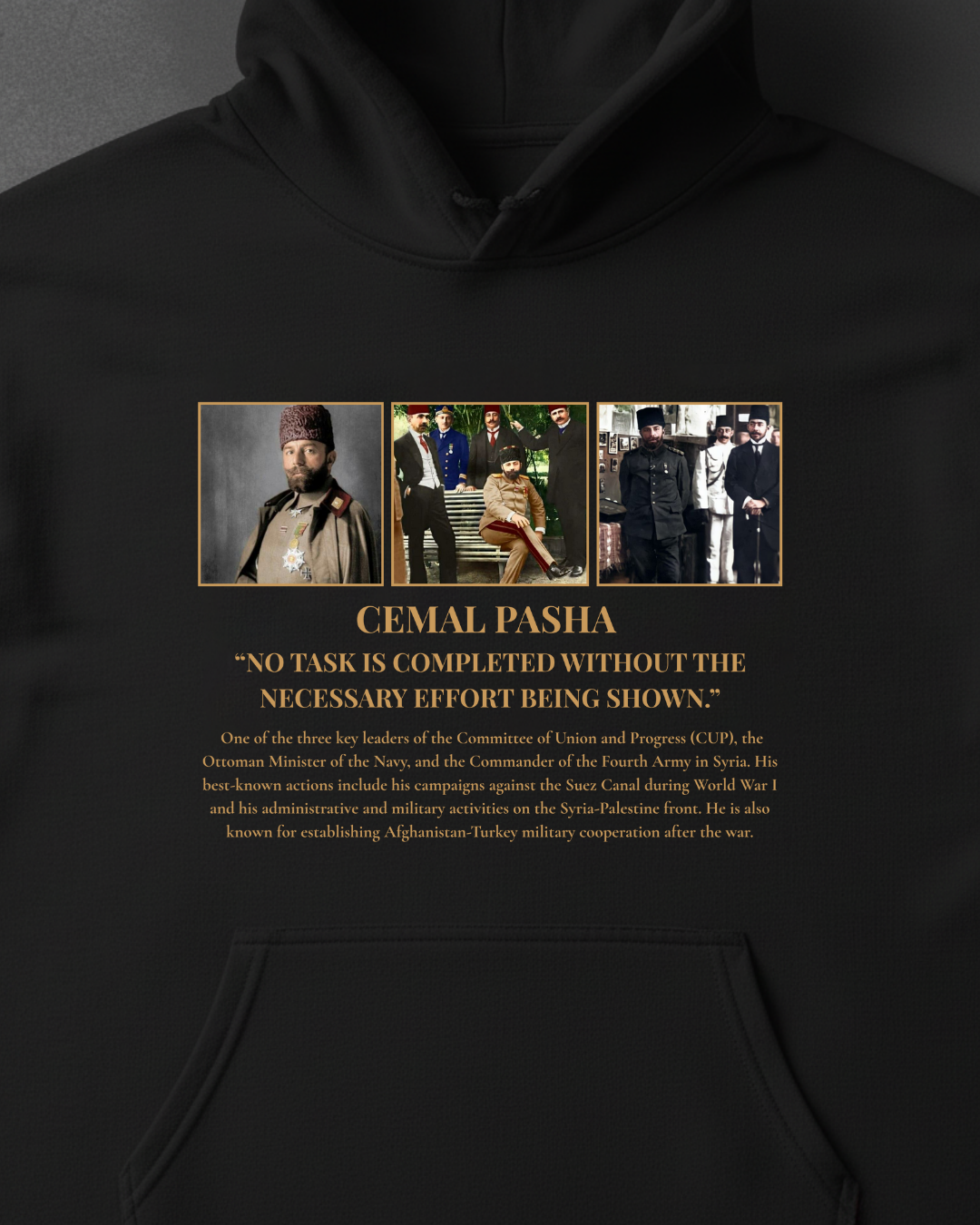 HISTORE™ Cemal Pasha - Cemal Paşa Oversize Hoodie