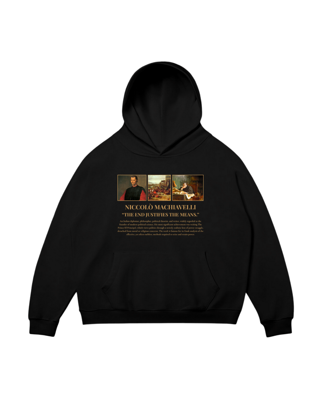 HISTORE™ Niccolo Machiavelli - Niccolo Machiavelli Oversize Hoodie