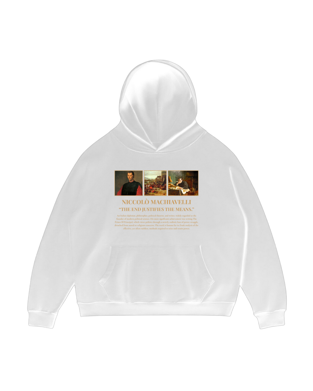 HISTORE™ Niccolo Machiavelli - Niccolo Machiavelli Oversize Hoodie