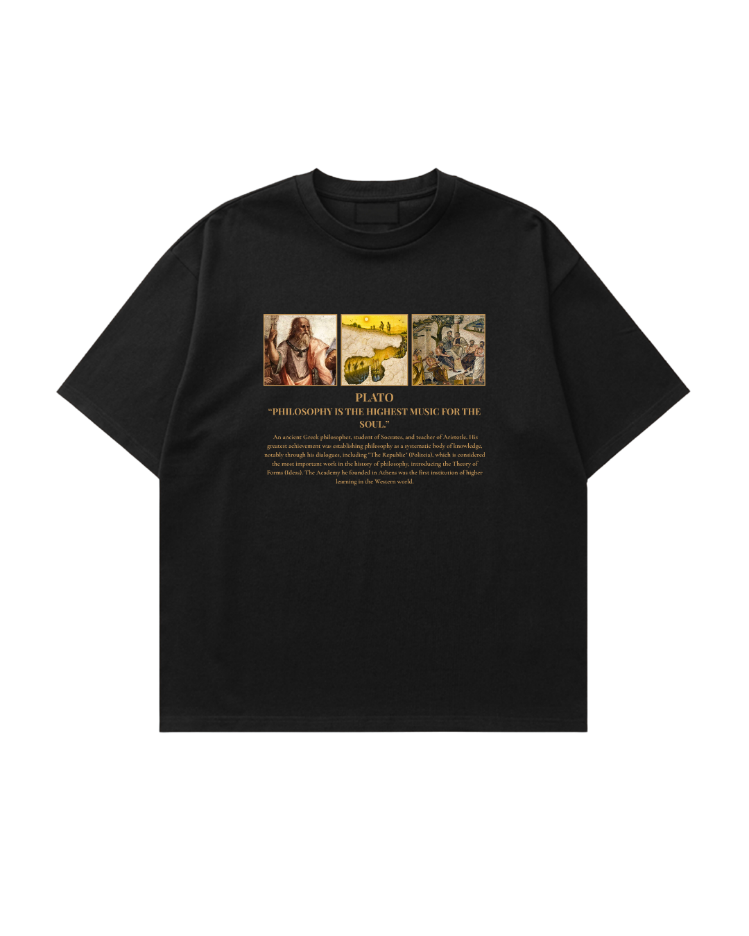 HISTORE™ Plato - Platon Oversize T-shirt