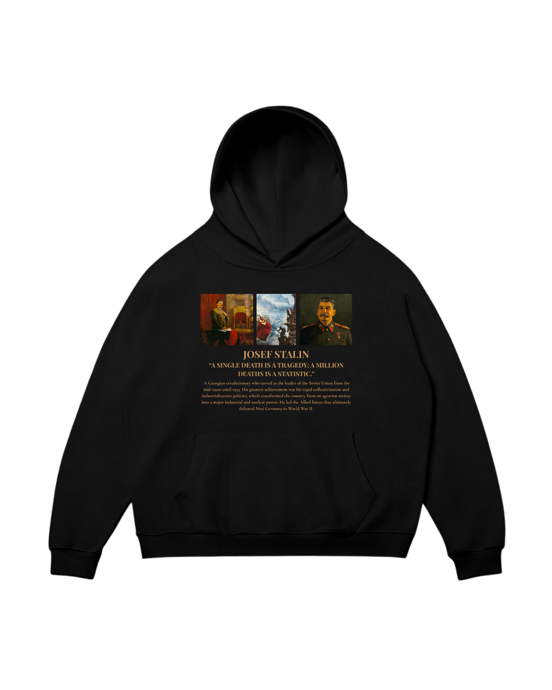 HISTORE™ Josef Stalin - Josef Stalin Oversize Hoodie