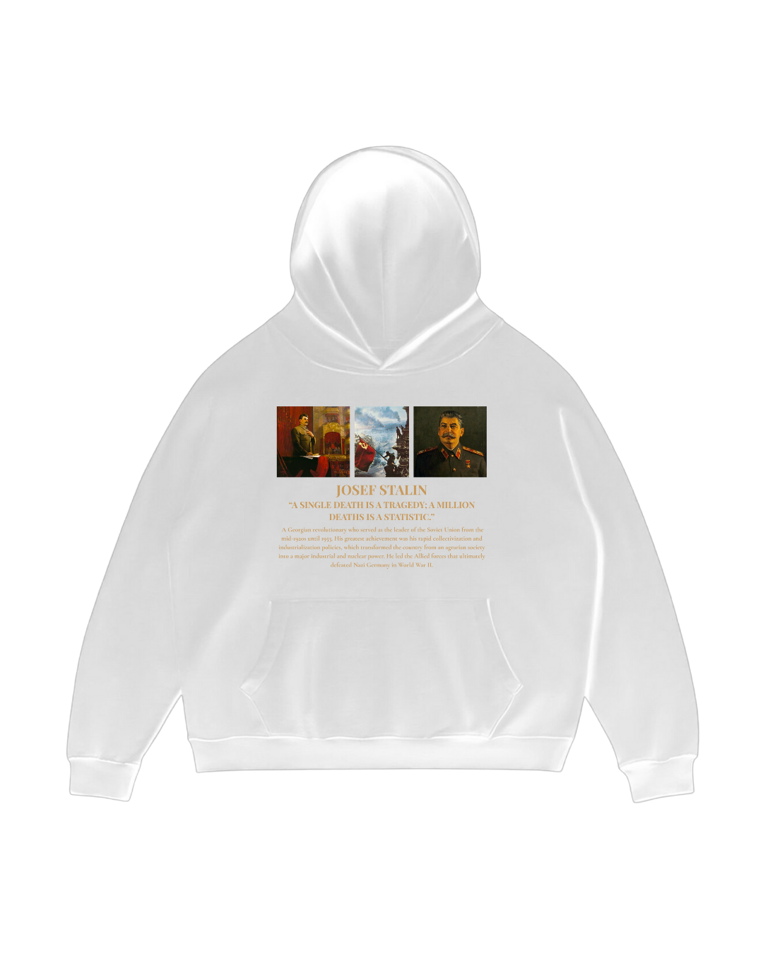 HISTORE™ Josef Stalin - Josef Stalin Oversize Hoodie