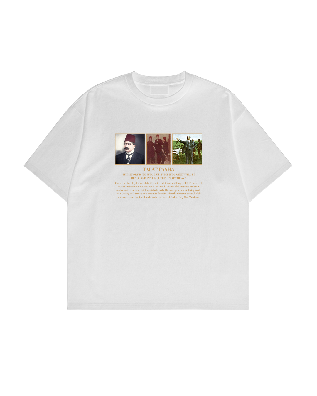 HISTORE™ Talat Pasha - Talat Paşa Oversize T shirt