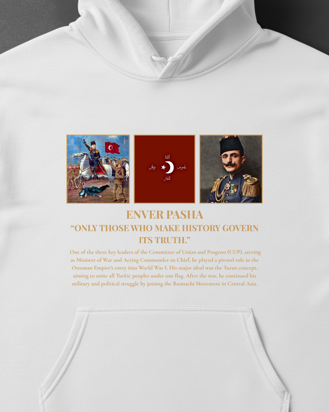 HISTORE™ Enver Pasha - Enver Paşa Oversize Hoodie