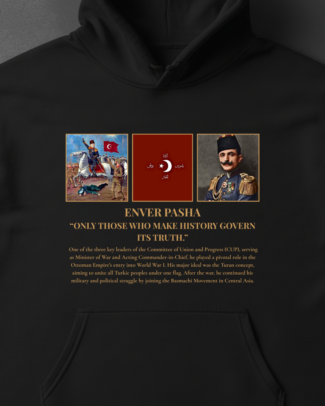 HISTORE™ Enver Pasha - Enver Paşa Oversize Hoodie