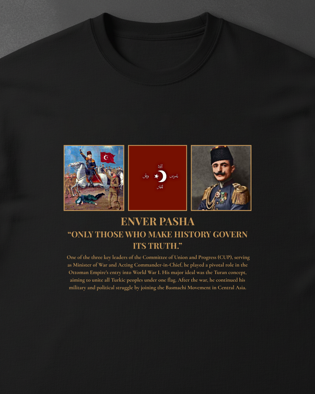 HISTORE™ Enver Pasha - Enver Paşa Oversize T-shirt