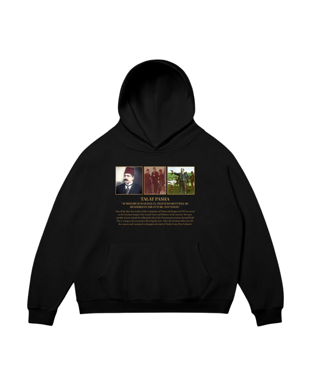 HISTORE™ Talat Pasha - Talat Paşa Oversize Hoodie