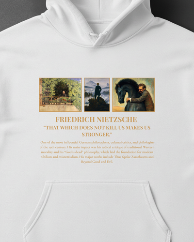 HISTORE™ Friedrich Nietzsche - Friedrich Nietzsche Oversize Hoodie