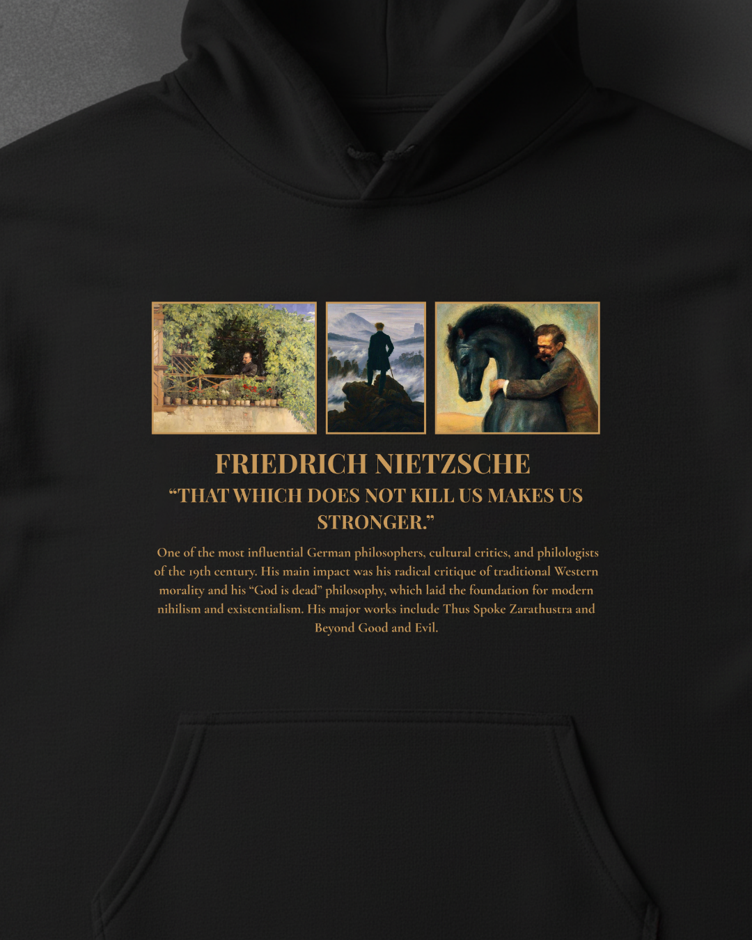 HISTORE™ Friedrich Nietzsche - Friedrich Nietzsche Oversize Hoodie