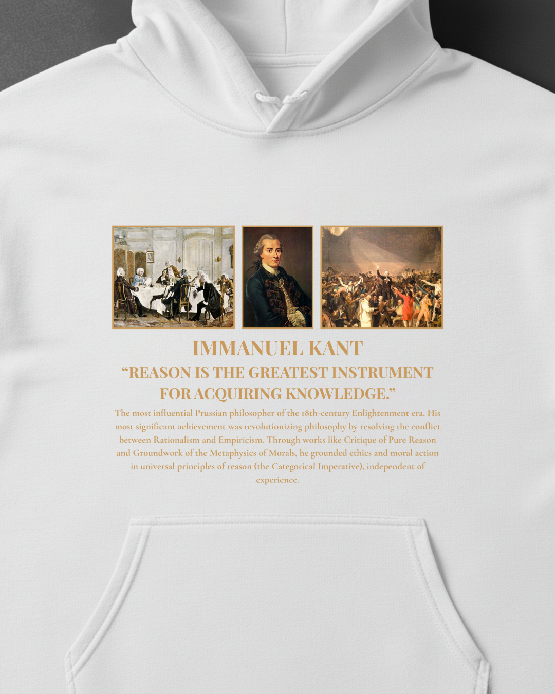 HISTORE™ Immanuel Kant - Immanuel Kant Oversize Hoodie