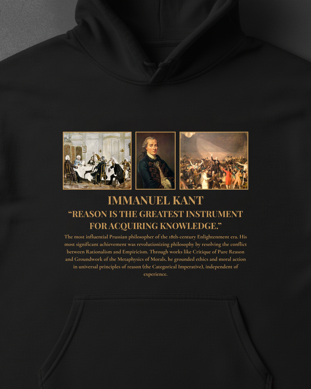 HISTORE™ Immanuel Kant - Immanuel Kant Oversize Hoodie