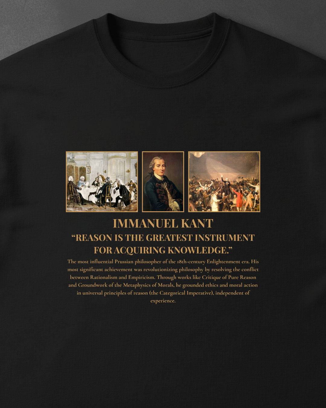 HISTORE™ Immanuel Kant - Immanuel Kant Oversize T-shirt