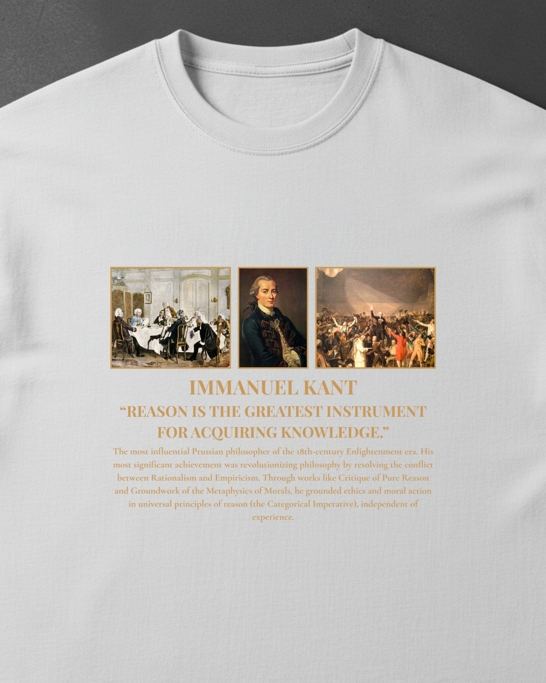 HISTORE™ Immanuel Kant - Immanuel Kant Oversize T-shirt