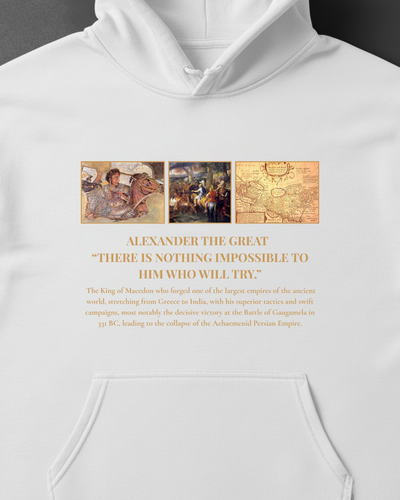 HISTORE™ Alexander the Great - Büyük İskender Oversize Hoodie